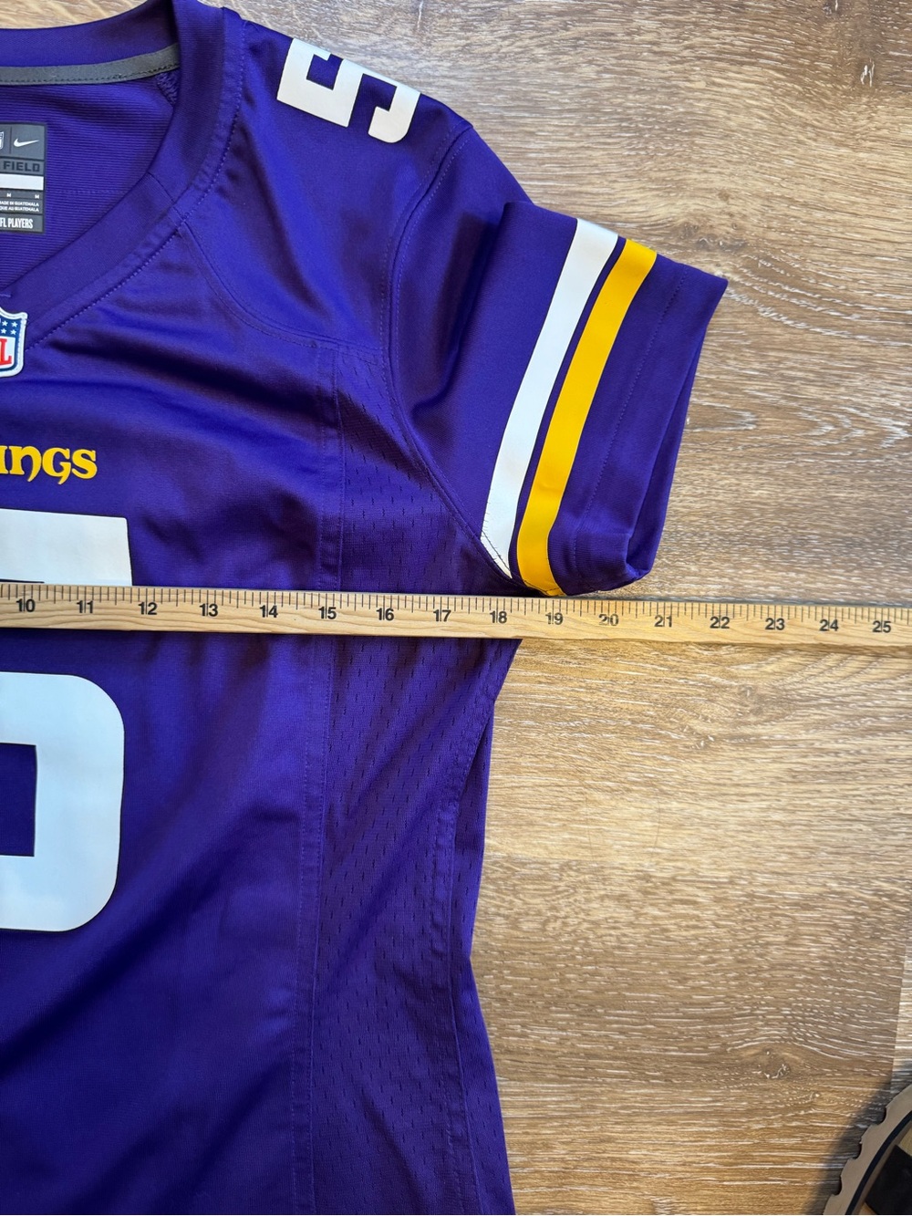 NFL Purple Minnesota Vikings Bridgewater 5 Nike Football Jersey - Sz M - NEW - Picture 7 of 14
